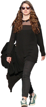 Imagenatives 0037 Woman Cutout - Sneakers (350x350), Png Download