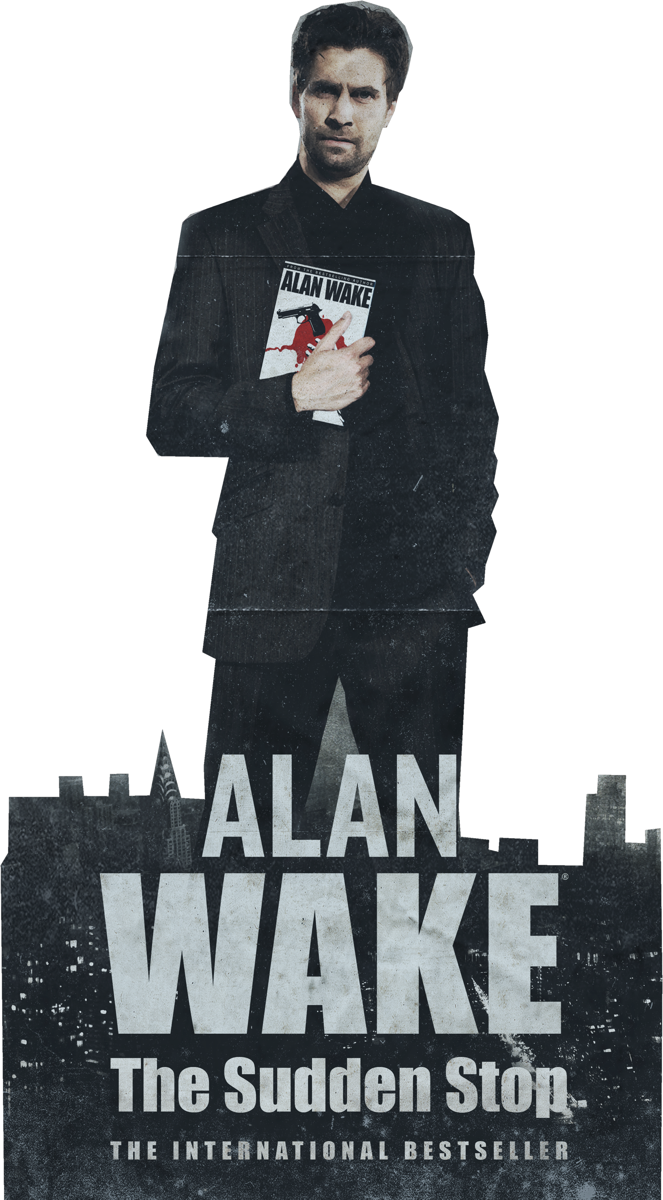 Remedy Has Provided A High Resolution Copy - Alan Wake Cut Out (2353x4221), Png Download