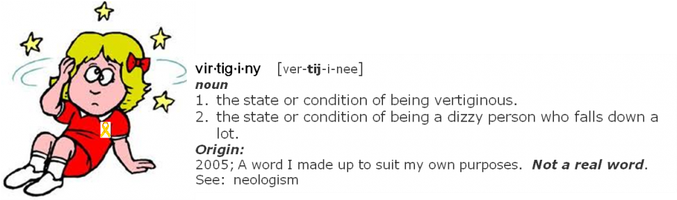 Living In My Dizzying World - Girl Falling Down (1000x287), Png Download