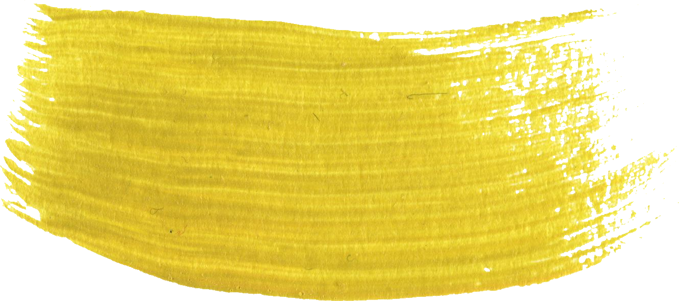 Free Download - Yellow Paint Stroke Png (1332x591), Png Download