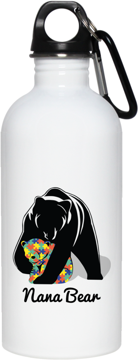 Mama Bear Customizable Stainless Steel Water Bottle - 99 Problems But Beer Solves Them Funny Tee - Men's (1155x1155), Png Download
