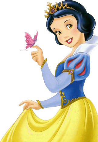 Branca De Neve Sentada Png - Branca De Neve Disney (323x467), Png Download