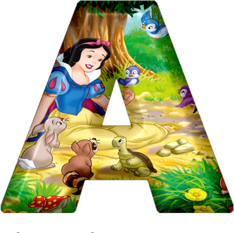 Alfabeto Branca De Neve Png - Convite Da Branca De Neve (800x800), Png Download