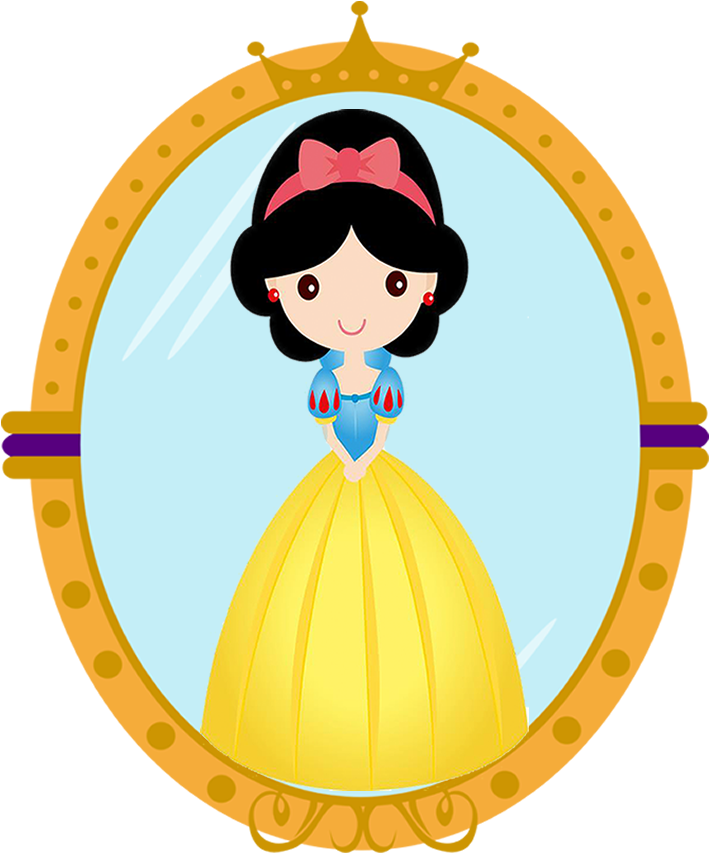 Hoje Disponibilizaremos Fundos E Imagens Para Papelaria - Espelho Da Bruxa Da Branca De Neve (726x900), Png Download