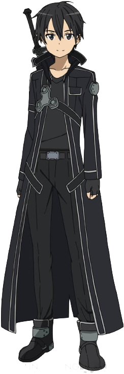 Kirito Sword Art Online - Kirito De Sword Art Online (264x744), Png Download