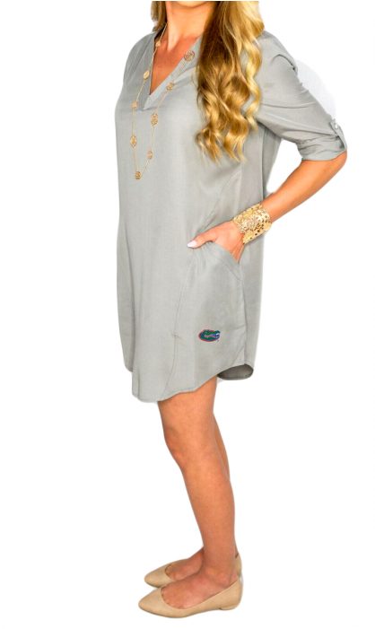 Florida Slate Tunic Dress - Tunic (565x700), Png Download