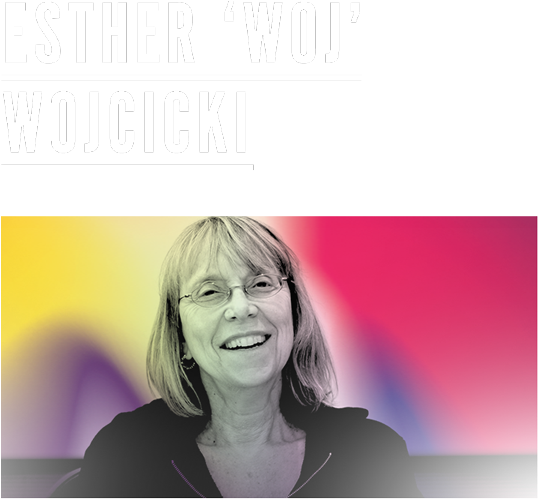 Woj - Esther Wojcicki (600x515), Png Download