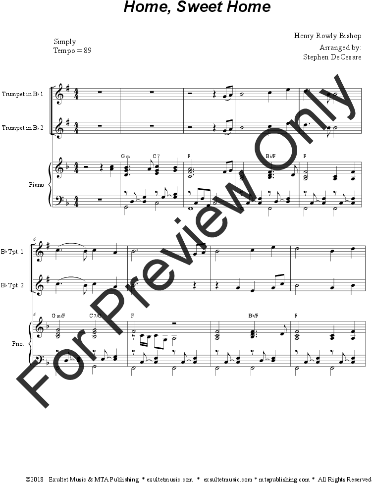Sweet Home Thumbnail - Still My Soul Trombone Sheet Music (816x1056), Png Download