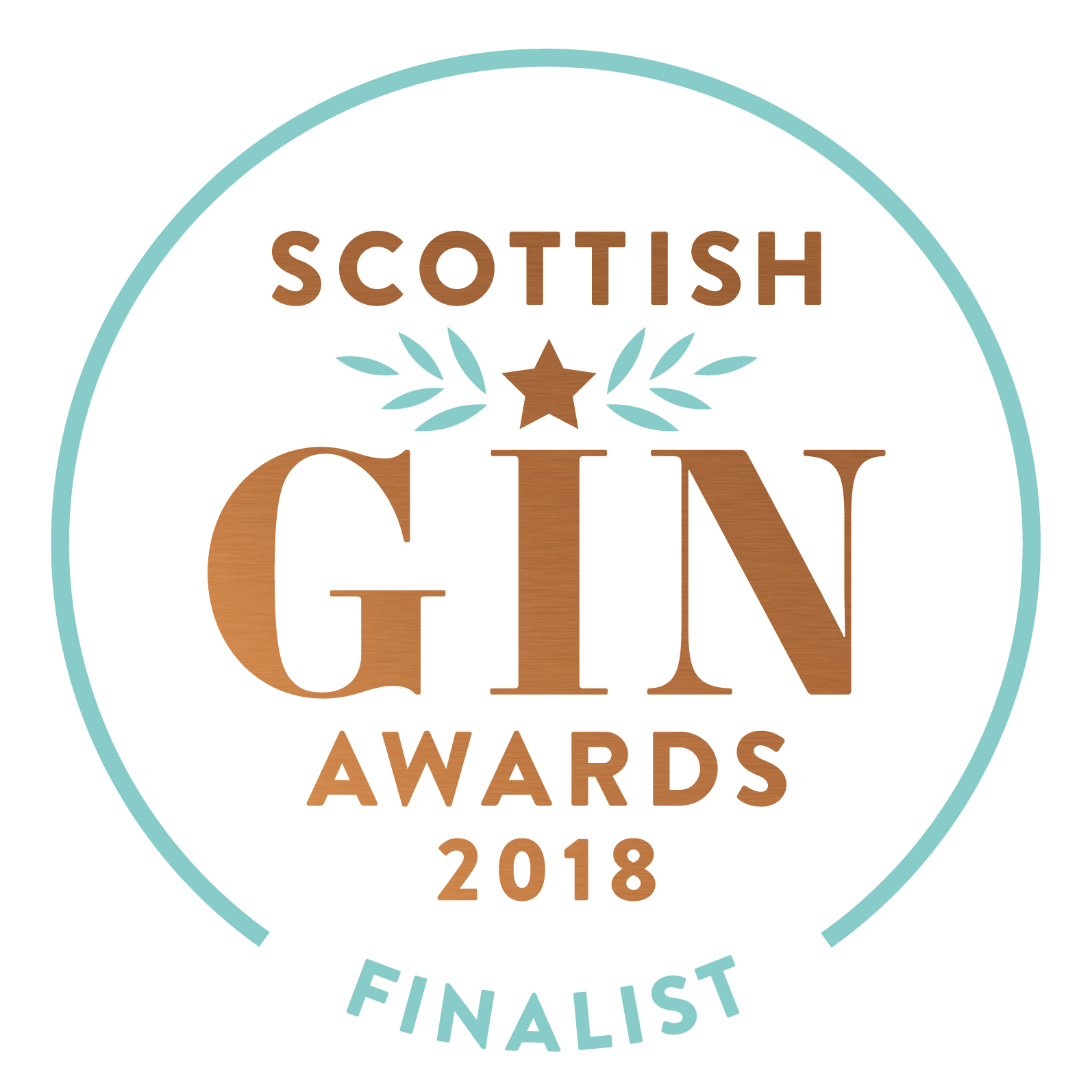 Gin Awards Finalistaward No Shadow - Scottish Gin Awards Logo (2031x1593), Png Download