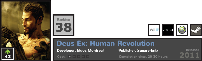Human Revolution Is A Prequel To The Original Deus - Deus Ex: Human Revolution (700x230), Png Download