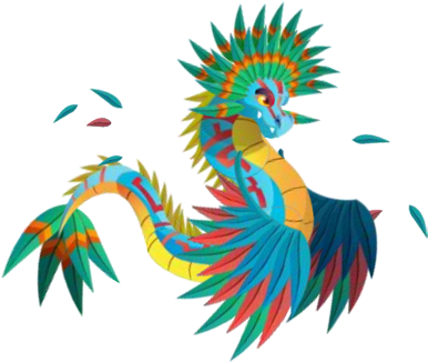 Quetzal Dragon 3d - Dragon City Dragon Quetzal (400x387), Png Download