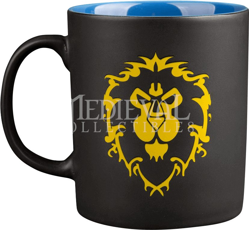 World Of Warcraft - Alliance Logo Mug (827x827), Png Download