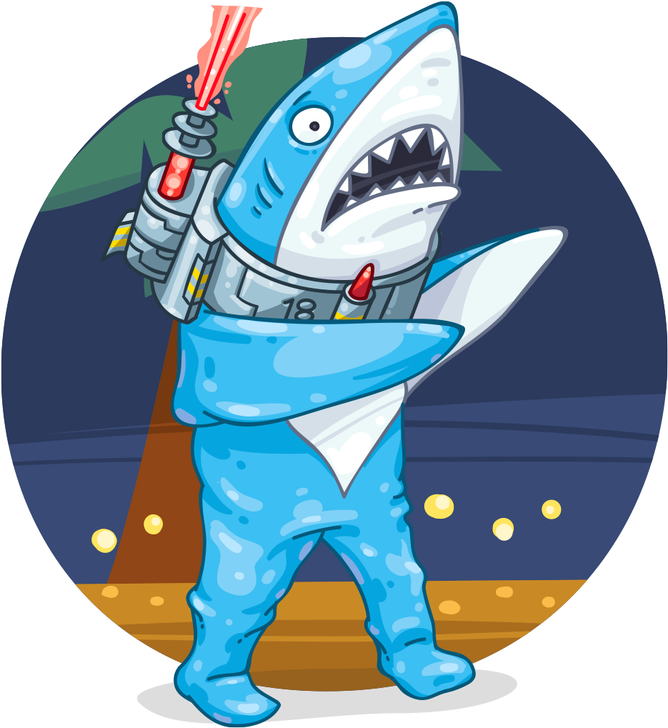 Left Shark - Shark (1024x1024), Png Download