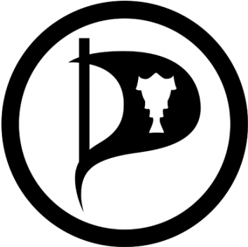 Iceland's Pirate Party Is Polling In First Place Ahead - Pirate Party (625x352), Png Download