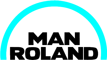 N/a - Man Roland Logo Png (464x260), Png Download