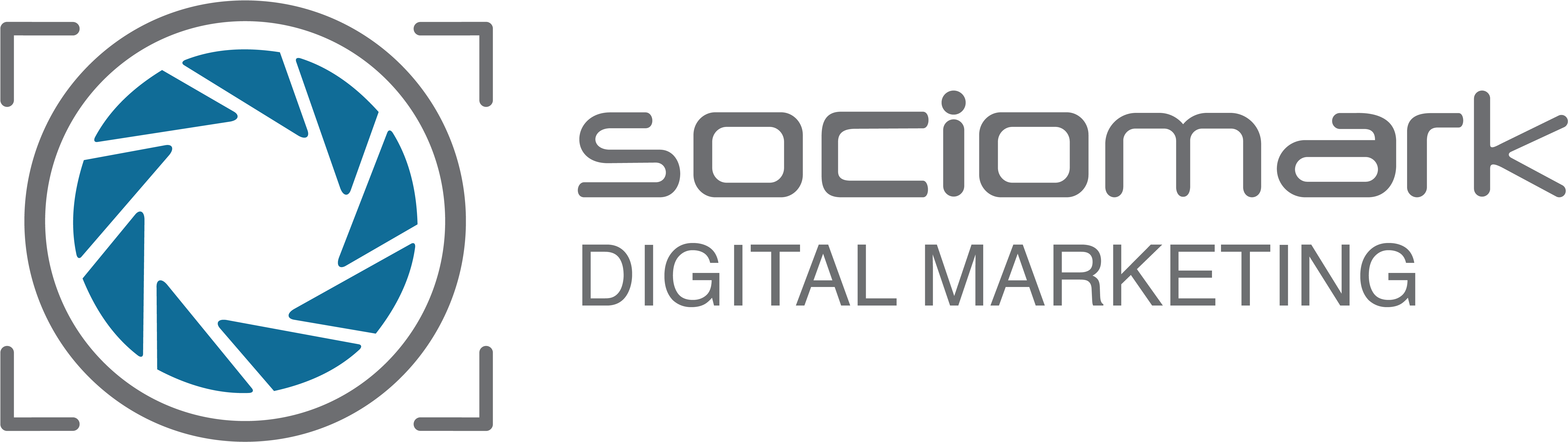 Logo - Sociomark - Digital Marketing Agency (6283x2104), Png Download