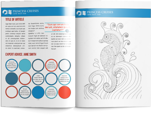 Service Department Within Princess Cruises - Circle (1000x750), Png Download