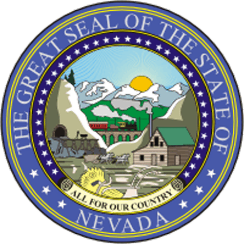 Nevada, Nv State Seal - Nevada State Seal 2017 (500x500), Png Download