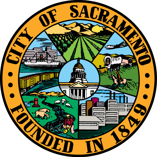 Federal Law / State Law / City Council Law Confusion - City Of Sacramento Seal (594x594), Png Download
