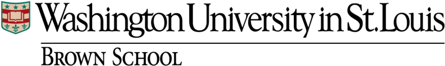 Brown School 1line Pos 1000 - Washington University In St Louis School Of Medicine (1000x226), Png Download