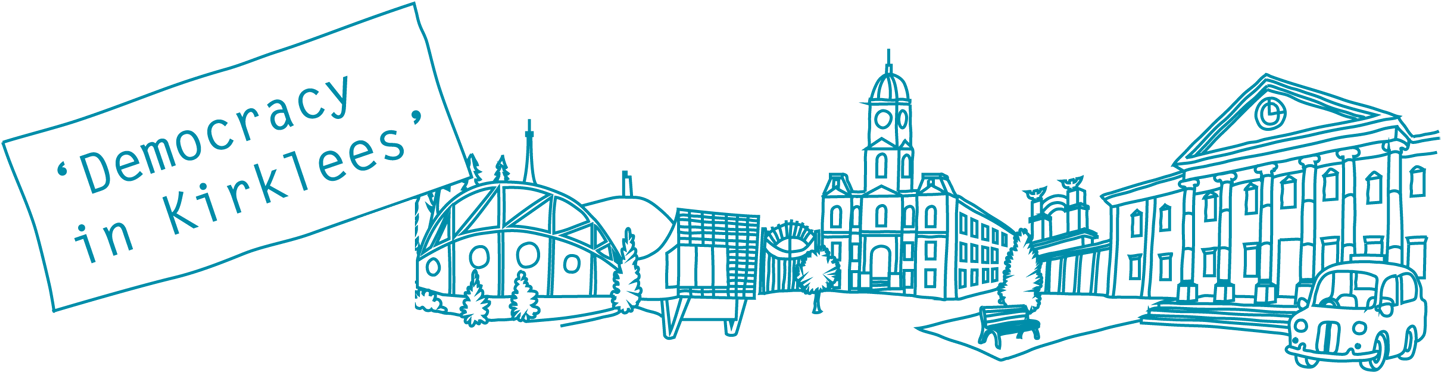 Cropped Democracy Header Teal Line 1600×400 - Kirklees (1600x400), Png Download