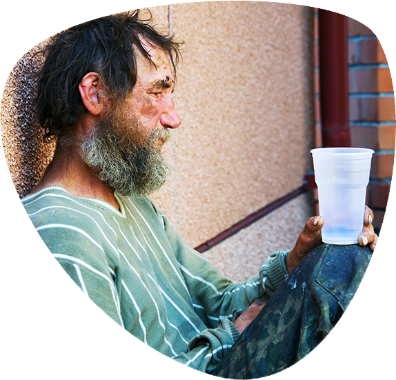 Homeless Outreach Help - Will Never Be Rich (574x551), Png Download