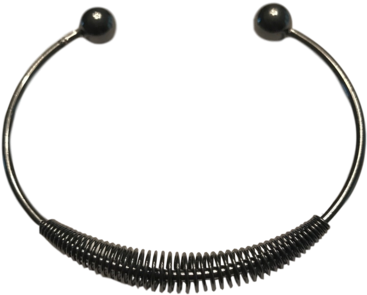 Spring Forward - Gunmetal Bracelet - Body Jewelry (400x600), Png Download