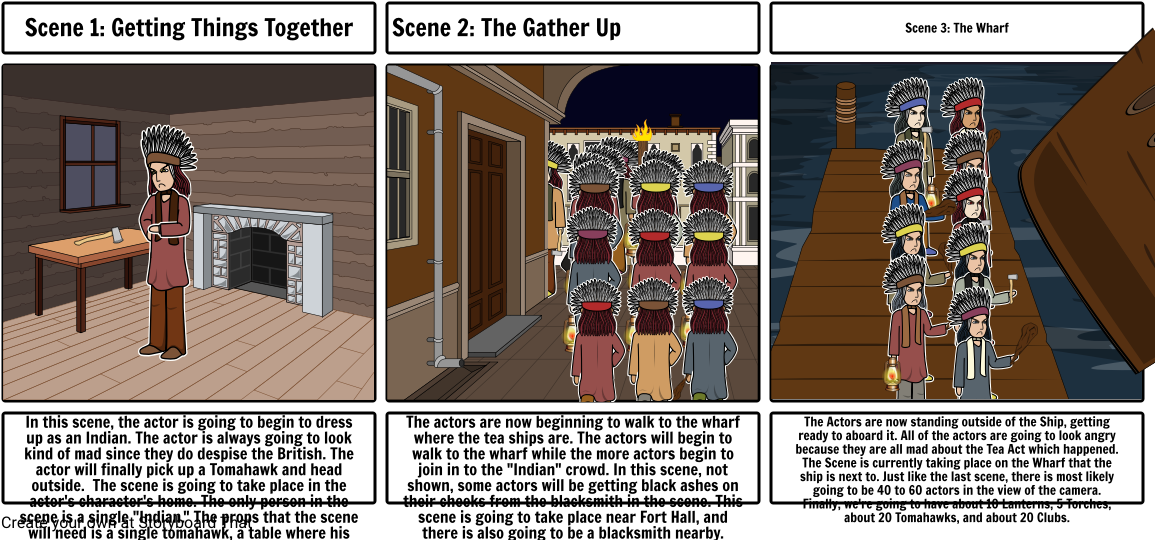 Boston Tea Party The Movie - Cartoon (1164x549), Png Download