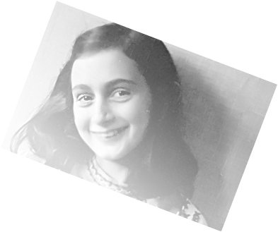Anne Frank Biography - Ana Frank (393x329), Png Download