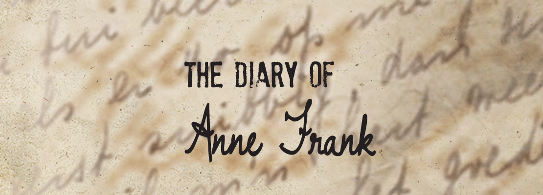 Diary Anne Frank Plain - Anne Frank (1110x400), Png Download