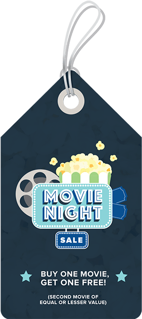 Movie Night Sale Goodwill - Illustration (317x663), Png Download