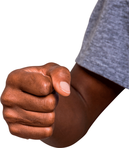 Rotating Fist - Comfort (437x500), Png Download