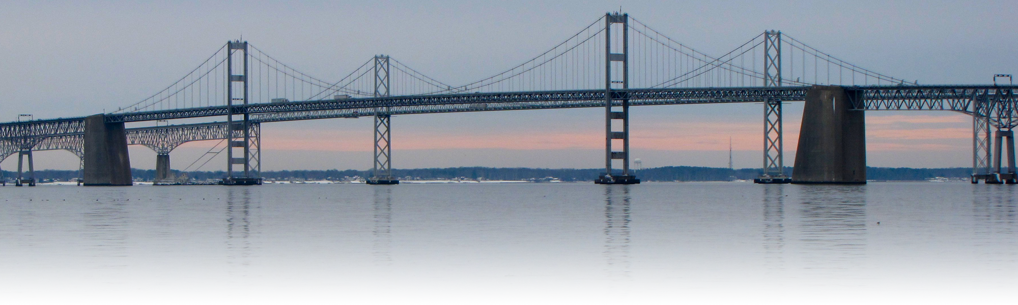 Chesapeake Bay Bridge (2000x600), Png Download