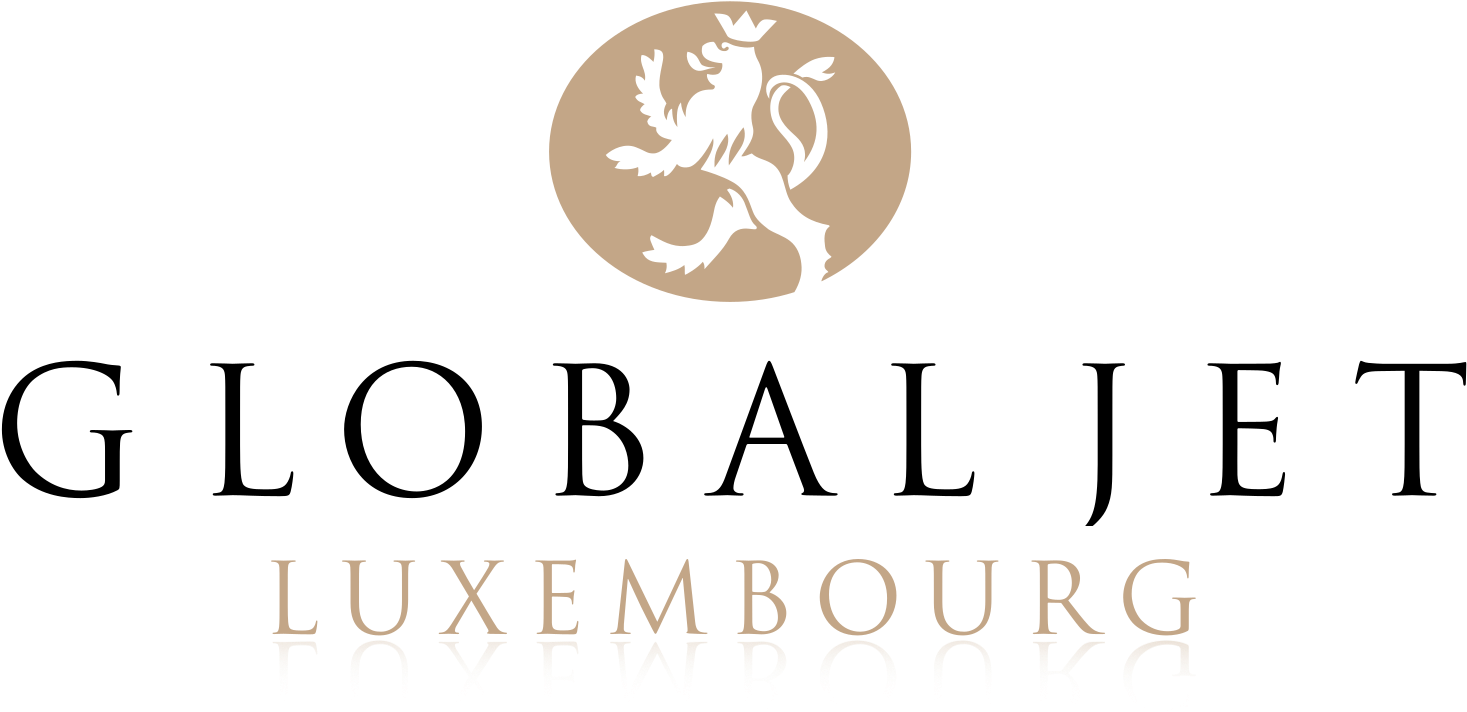 Global Jet Luxembourg Logo (1471x800), Png Download