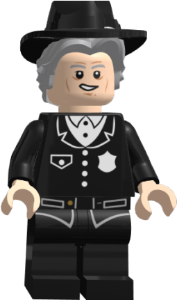 Fdr - Lego Minifigure Cop001 Police Suit With 4 Buttons Black (922x430), Png Download
