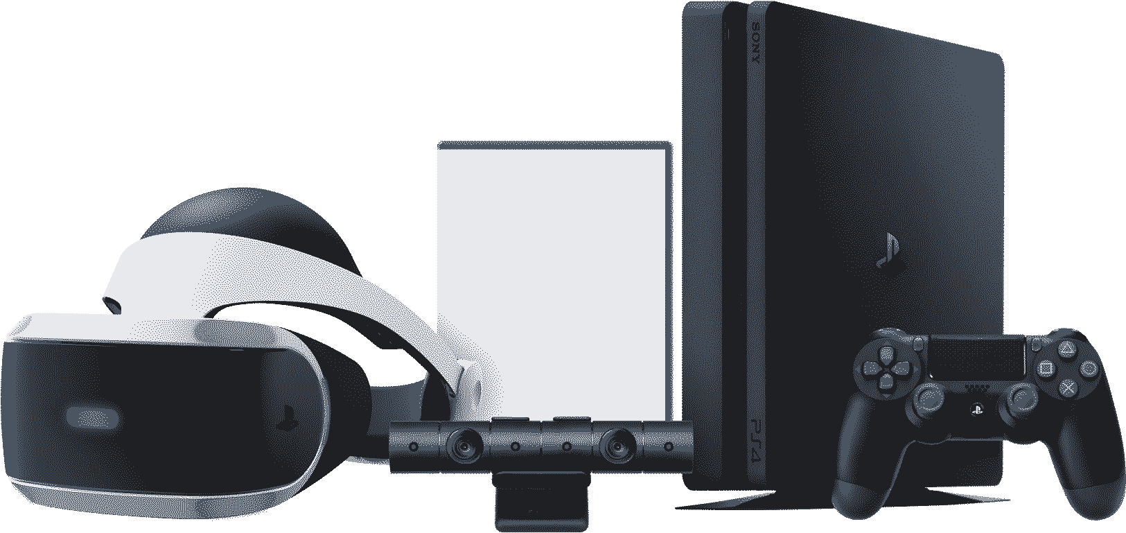 Ps4 2000 01 Psvr Cam Front Copy - Sony Playstation Vr Headset Launch Bundle (2000x1071), Png Download