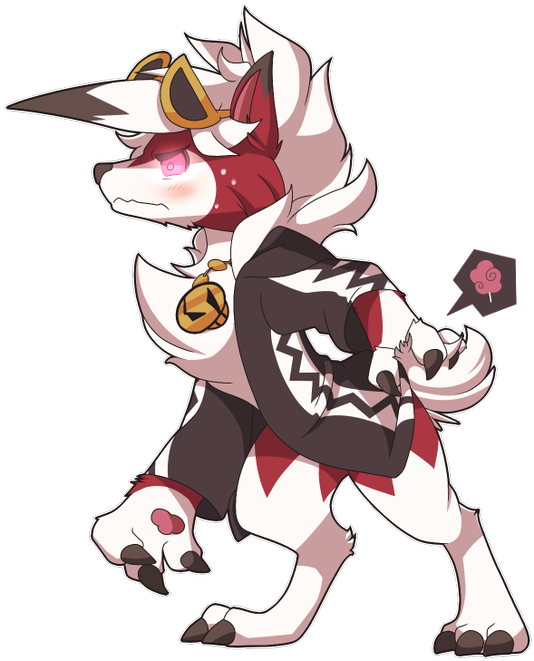 Fluffbutt Guzma, Potential Sticker Material - Anime (680x680), Png Download