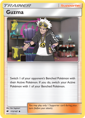 Guzma Tcg (500x500), Png Download
