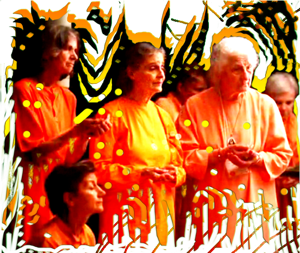 Swami Sagunananda, Swami Priyaananda, Swami Karauananda, - Religion (631x555), Png Download