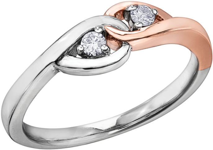 Gold Ring For Women - Pre-engagement Ring (750x750), Png Download