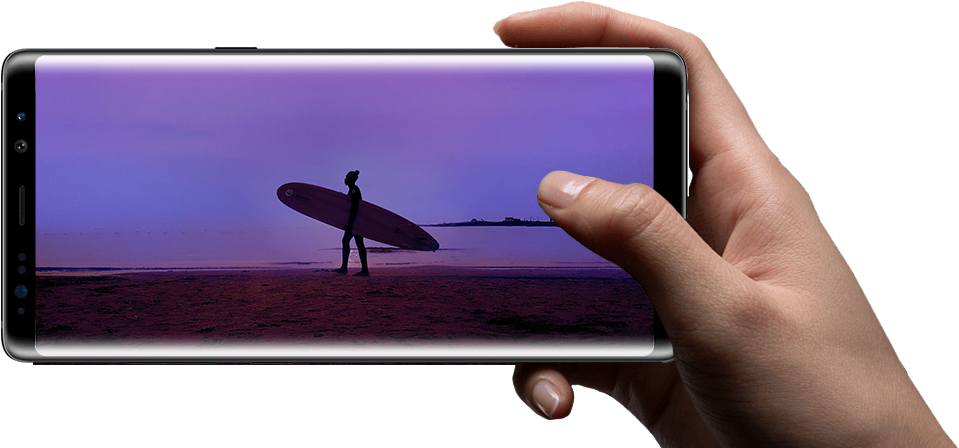 Samsung Note8 - Samsung Galaxy Note 8 Screen Protector Case Friendly (990x447), Png Download