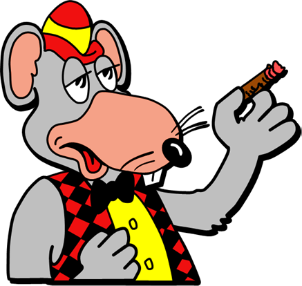 Here's Rat Tales Chuck E - Chuck E Cheese Vectors (437x414), Png Download