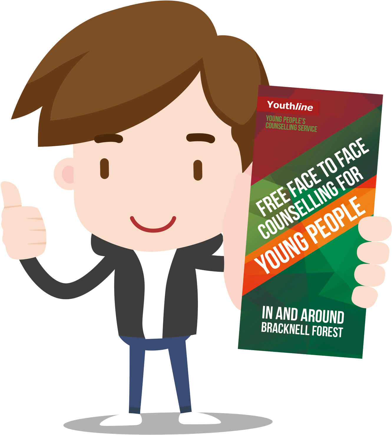 Supporters Clipart Group Counselling - Youthline (1442x1500), Png Download