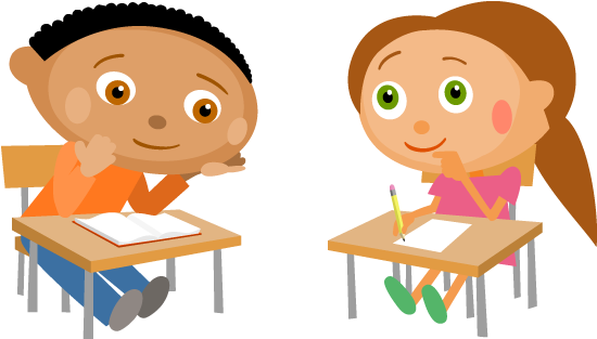 School Age Stage Cartoons (1200x340), Png Download