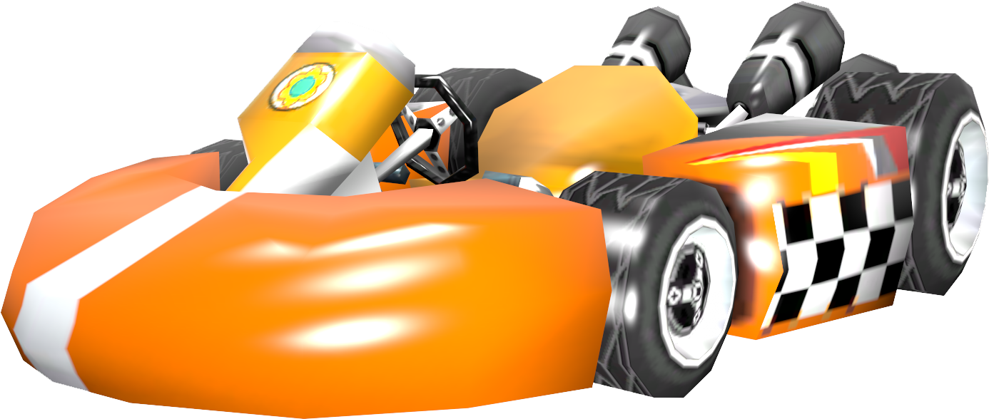 Mario Kart Wii Png Download - Mario Kart Cars Yellow (1920x1080), Png Download