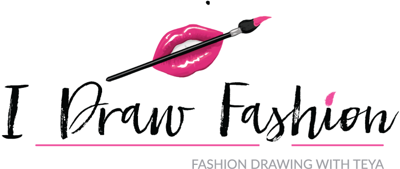 I Draw Fashion - Fashion Blooms Iv Poster (788x360), Png Download