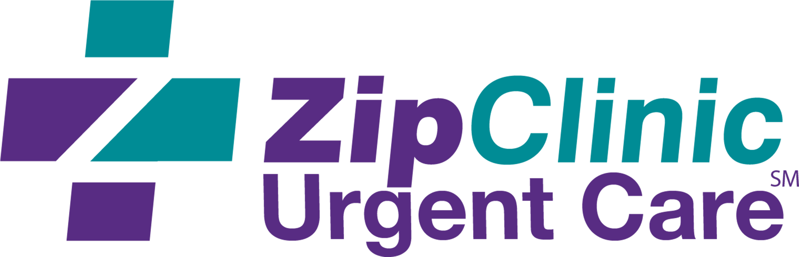 Logo Zipclinic Urgent Care - Zipclinic Urgent Care Logo (2657x893), Png Download