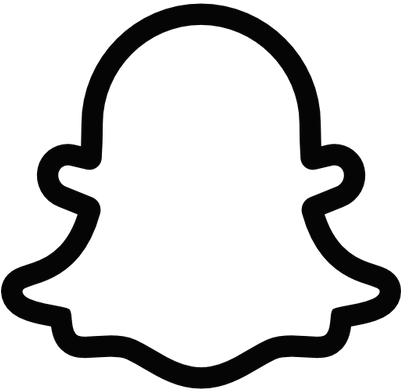 Fantasma Snapchat Logo Blanco Y Negro - Snapchat Icon White Png (400x400), Png Download