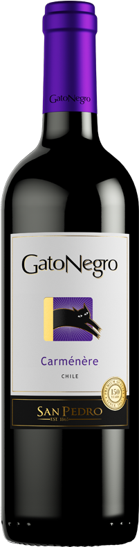 Vinho Gato Negro Merlot (400x840), Png Download