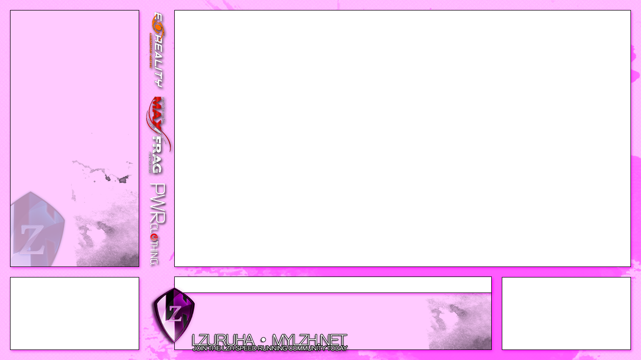 16 9 Pink - Pink Overlays (1280x720), Png Download